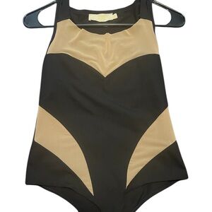 Black Mesh Bodysuit